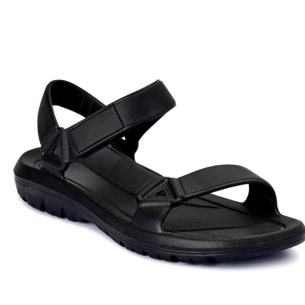 George Men’s Black Size 11 Float Active Strap Sandals NWT